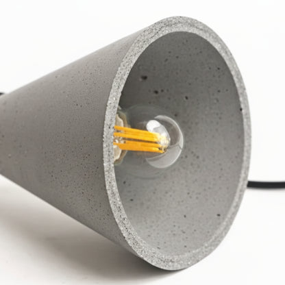 Evila Concrete Conical Pendant Light | Celestre