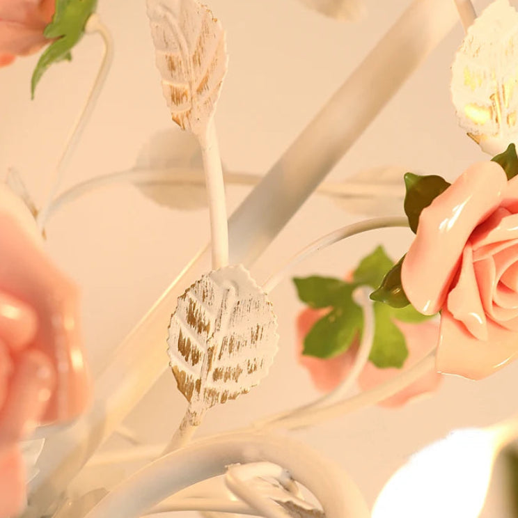 Evira Toleware Floral Chandelier | Celestre