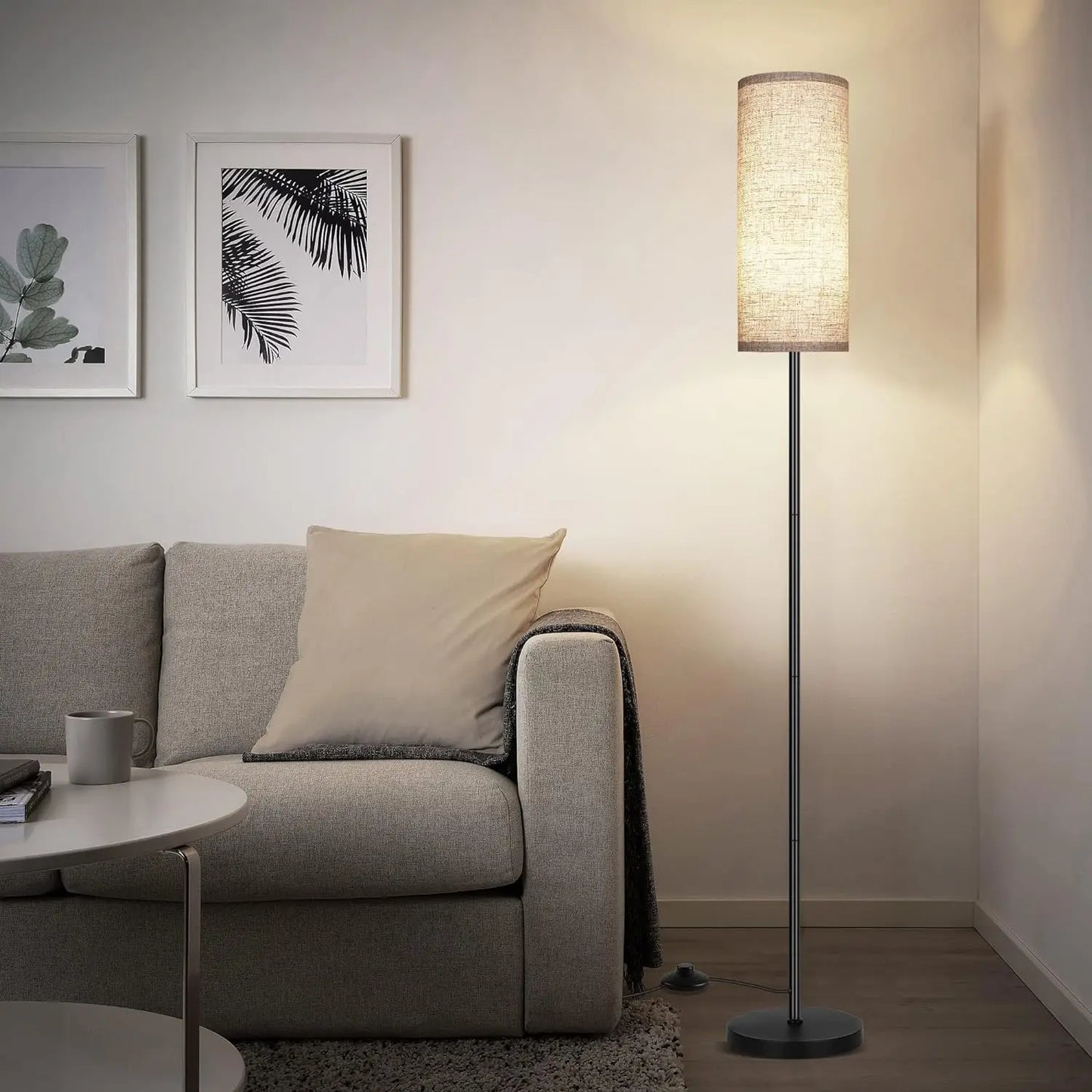 Brexa Pole Cylindrical Floor Lamp | Celestre