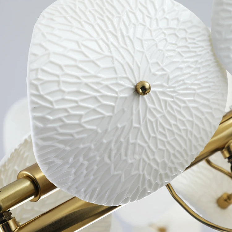 Cresta Linear Ceramic Lotus Chandelier | Celestre