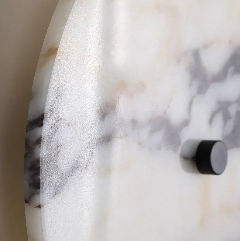 Lazi Marble Disc Backlit Wall Light | Celestre