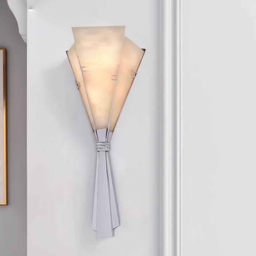 Elro Alabaster Flower Bouquet Wall Light H 58 cm | Celestre