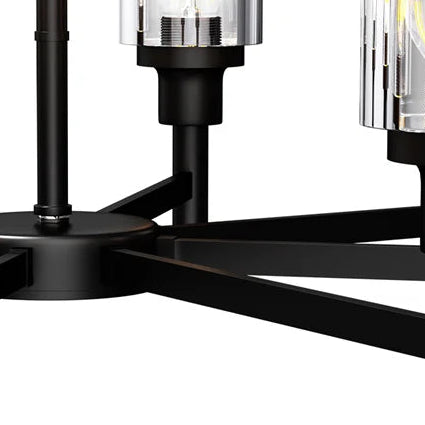 Mera Wagon Wheel Round Chandelier | Celestre