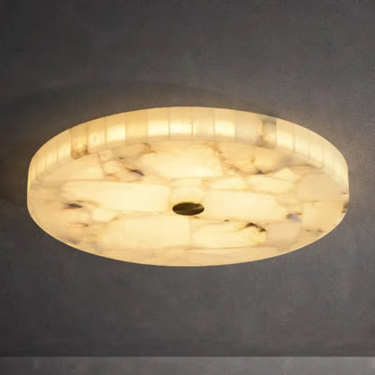Rilix Alabaster Circular Ceiling Light 100 cm | Celestre
