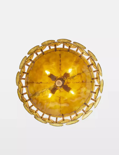 Evian Mid Century Glass Chandelier | Celestre
