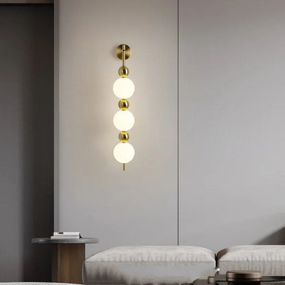 Voro Vertical Beads Wall Light 3 Heads | Celestre