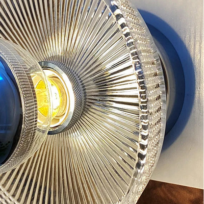 Eroa Bauhaus Round Ribbed Wall Light | Celestre