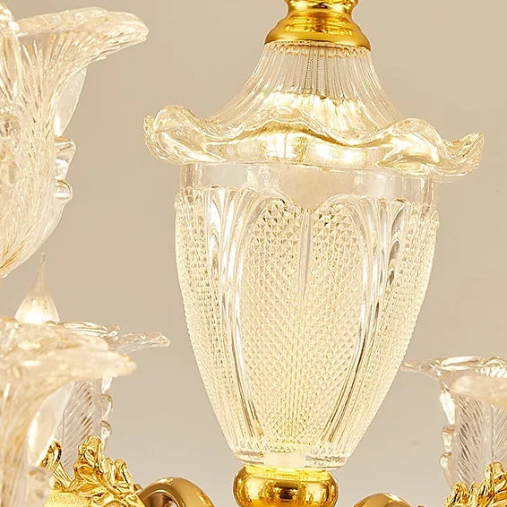 Daro Floral Tiered Crystal Chandelier | Celestre