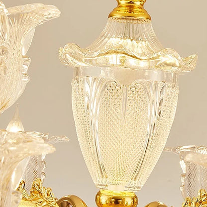 Daro Floral Tiered Crystal Chandelier | Celestre