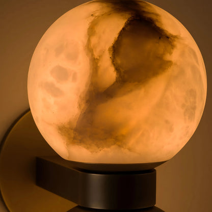 Lysa Alabaster Hourglass Wall Light | Celestre