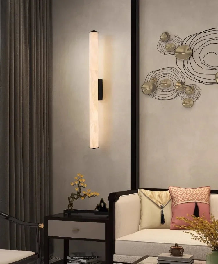 Lurei Marble LED Wall Light Black | Celestre