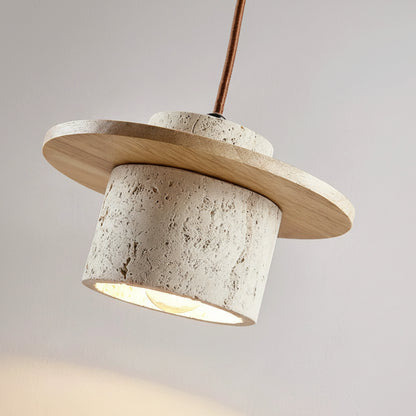 Eline Travertine LED Pendant Light | Celestre