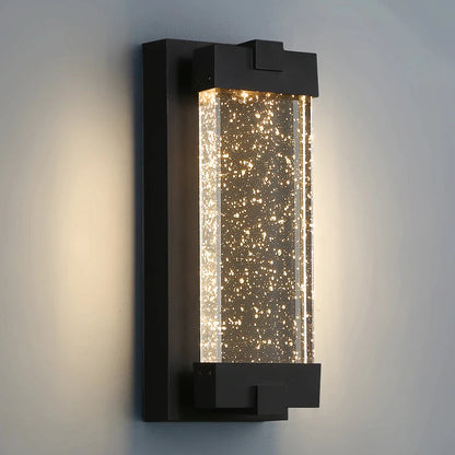 Lari Crystal Bubble Glass Outdoor Wall Light | Celestre