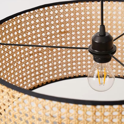 Cilo Woven Drum Pendant Light | Celestre