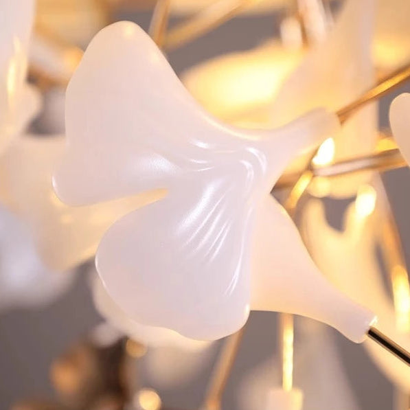 Talo Ceramic Leaf Waterfall Chandelier | Celestre