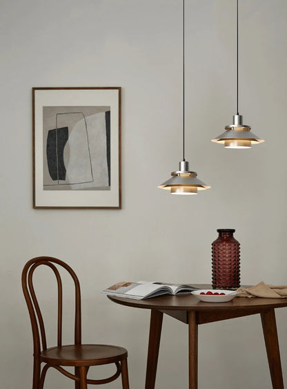 Zenvi Nordic Aluminium Layered Cone Pendant Light | Celestre