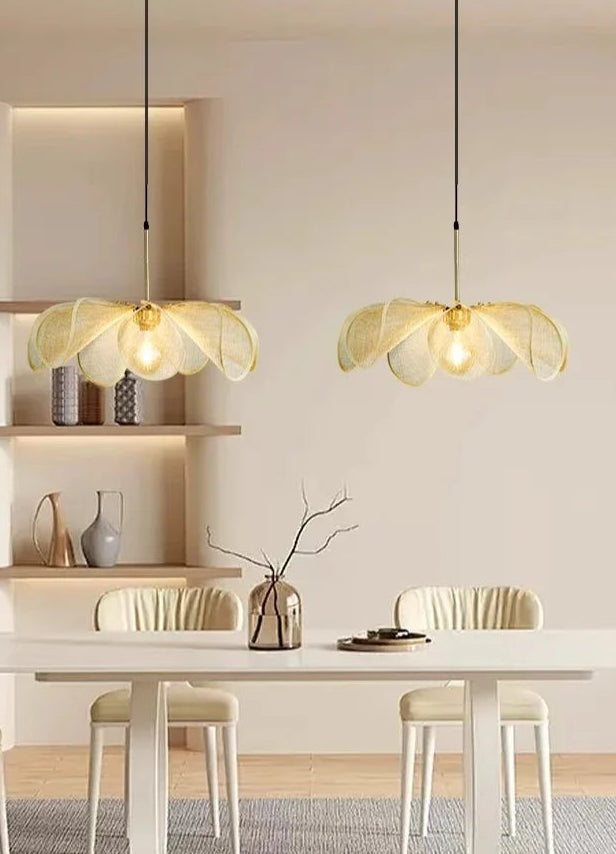 Lixia Wabi Sabi Fabric Pendant Light | Celestre