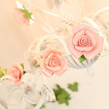 Evira Toleware Floral Chandelier | Celestre