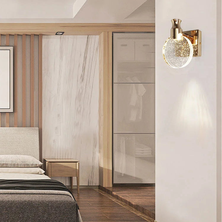 Vexi Crystal Lens Wall Light | Celestre