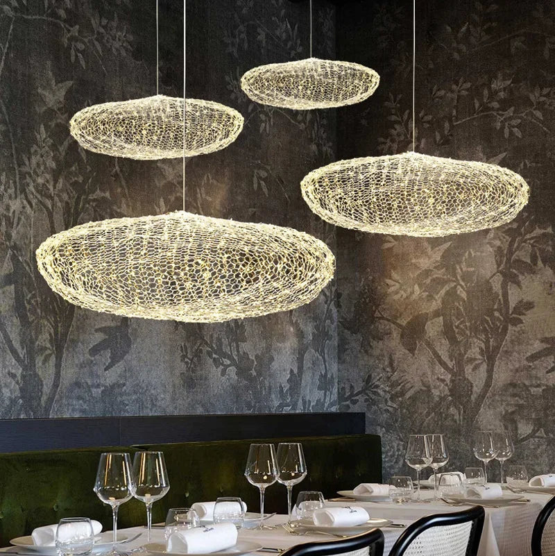 Avro Mesh Cloud Pendant Light | Celestre