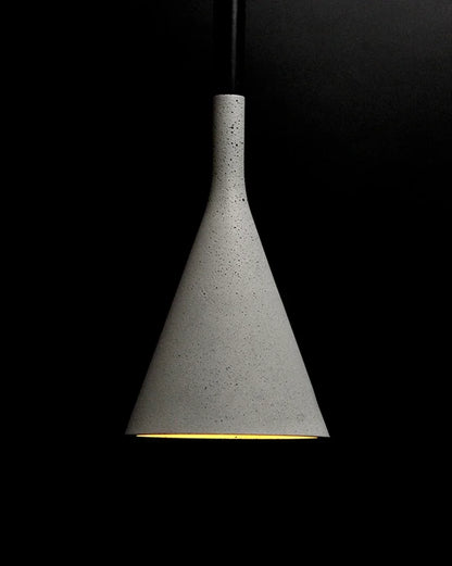 Evila Concrete Conical Pendant Light | Celestre