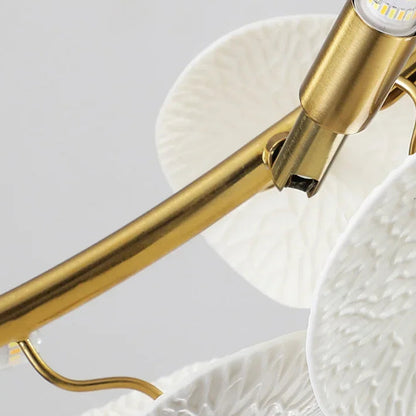 Cresta Linear Ceramic Lotus Chandelier | Celestre