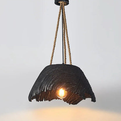 Remy Wabi Sabi Bowl Pendant Light Black | Celestre