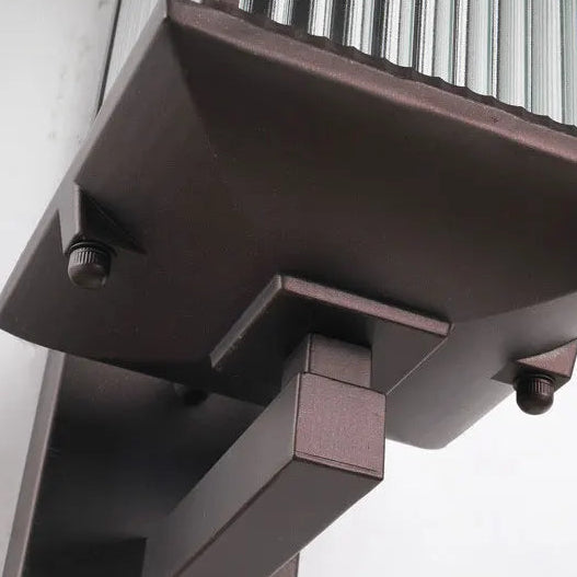 Ilyx Outdoor Fluted Glass Wall Light | Celestre