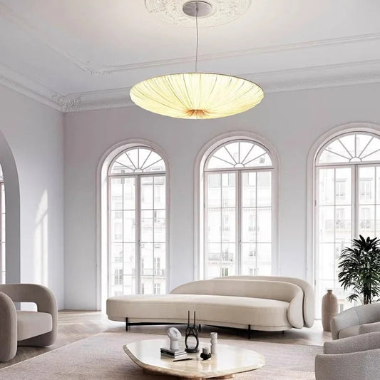 Glow Umbrella Pleated Chandelier D 50 cm | Celestre