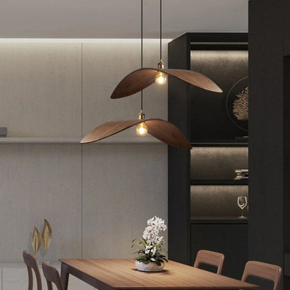 Nila Wood Wing Pendant Light | Celestre