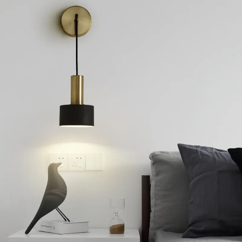 Yarvo Modern Metal Cylinder Pendant Wall Light | Celestre