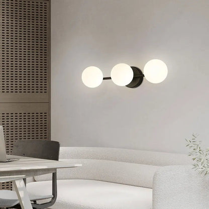 Naro Glass Globe Wall Light | Celestre