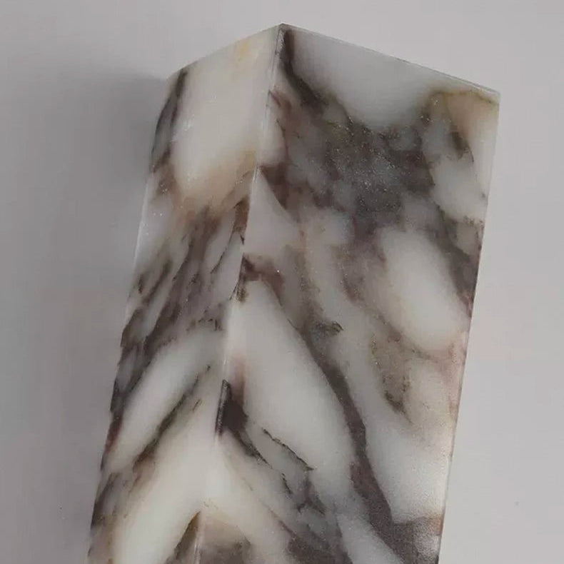 Arli Marble Long Cuboid Wall Light | Celestre