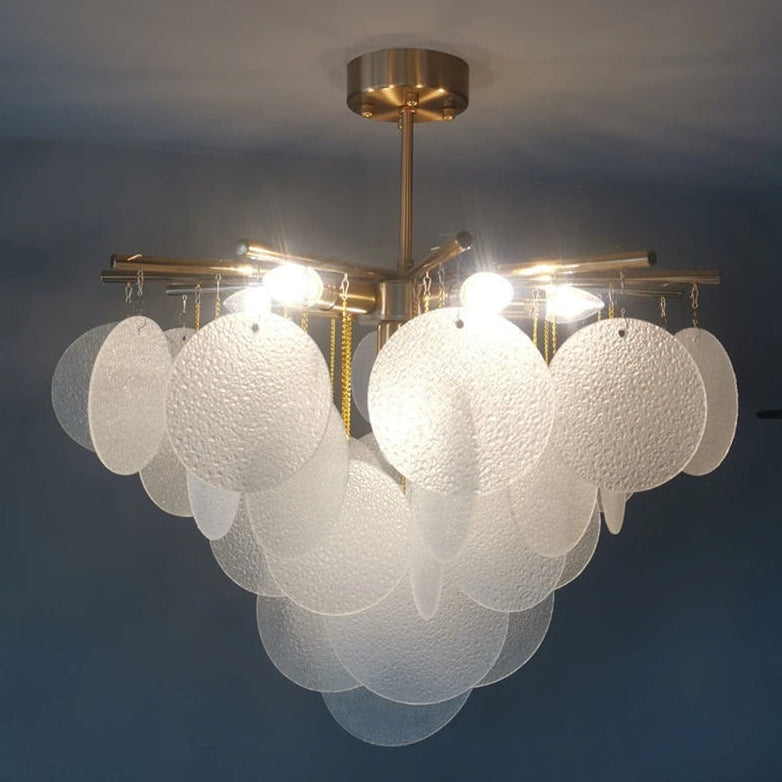 Orsa Retro Round Glass Chandelier | Celestre