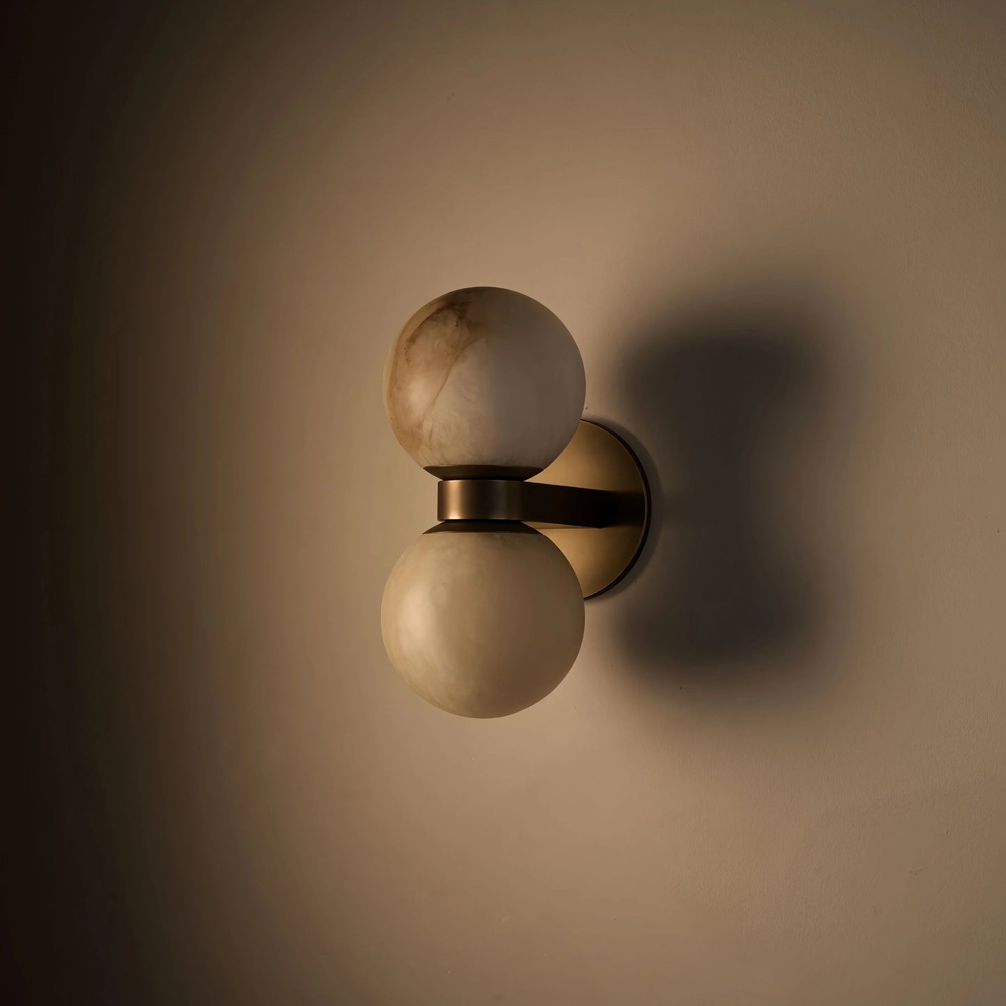 Lysa Alabaster Hourglass Wall Light | Celestre