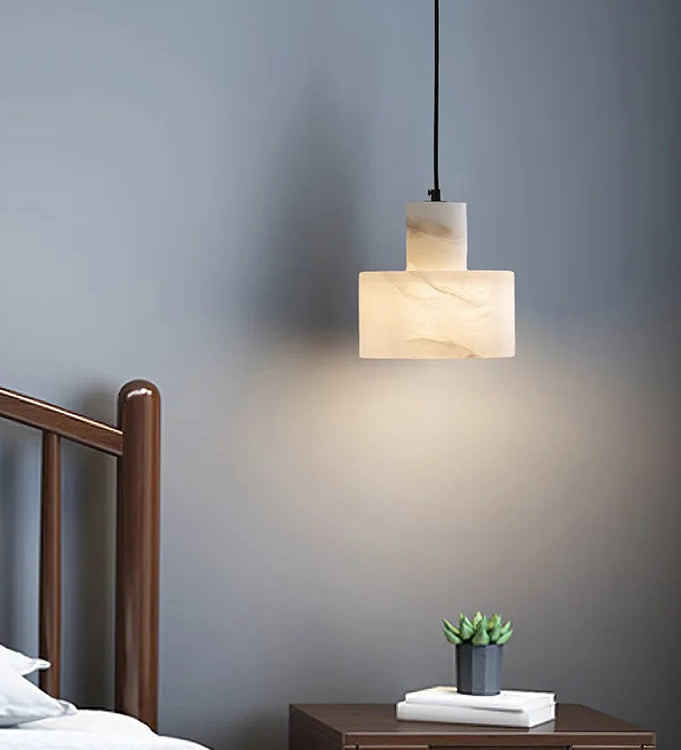 Nivra Alabaster Pendant Light D 16 cm | Celestre