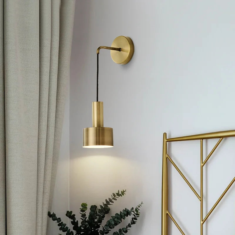 Yarvo Modern Metal Cylinder Pendant Wall Light | Celestre