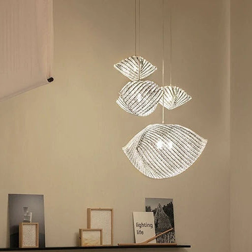 Tava Shell Style Ribbed Pendant Light | Celestre