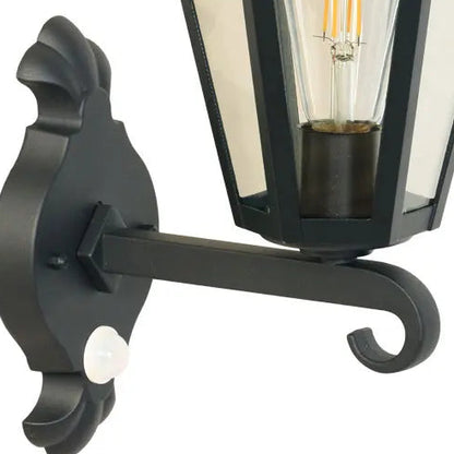 Ziri Lantern Motion Sensor Outdoor Wall Light | Celestre