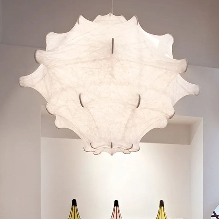 Zevir Wabi Sabi Cocoon Silk Pendant Light | Celestre
