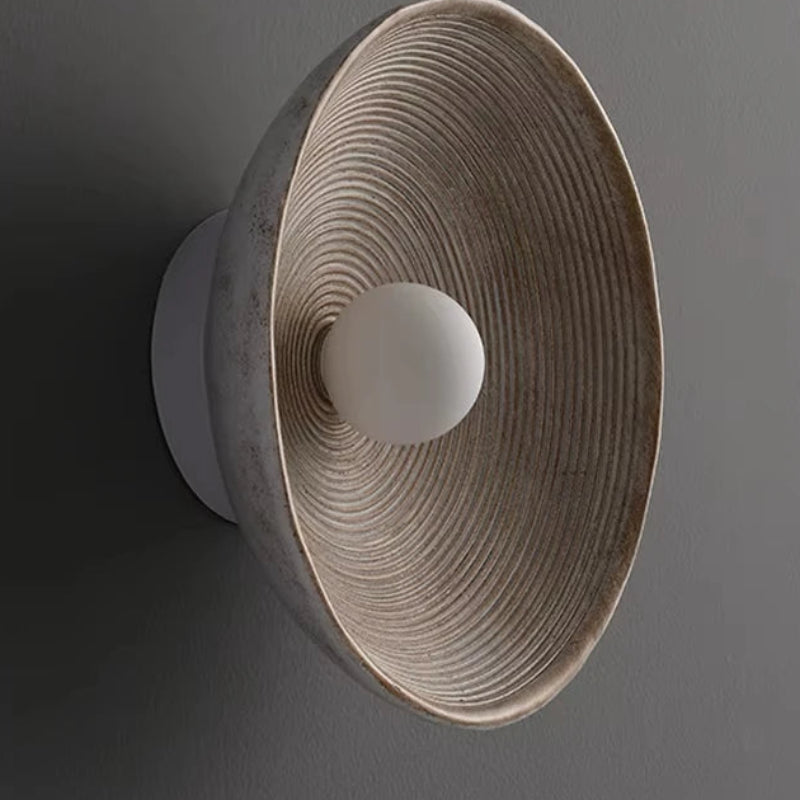 Lura Resin Round Wall Light | Celestre