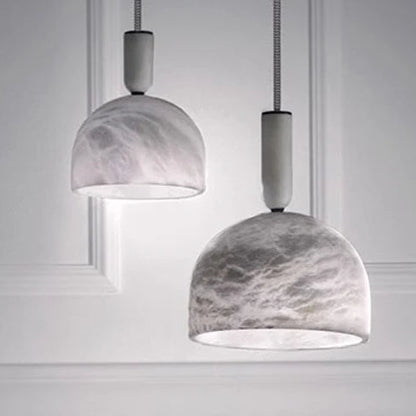 Vesa Alabaster Dome Pendant Light | Celestre