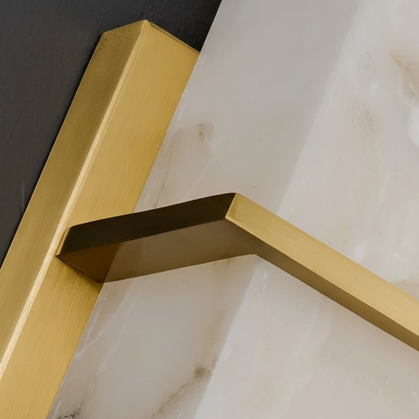 Dela Alabaster Long Rectangular Wall Light | Celestre