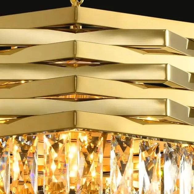 Fenn Tier Crystal LED Chandelier | Celestre