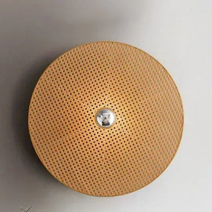 Vuni Disc Weave Wall Light | Celestre