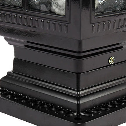 Jyra Pagoda Style Scrollwork Pillar Light | Celestre