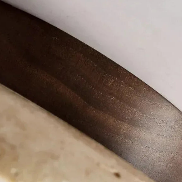 Naren Travertine and Wood Ceiling Light | Celestre