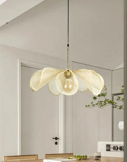 Lixia Wabi Sabi Fabric Pendant Light | Celestre