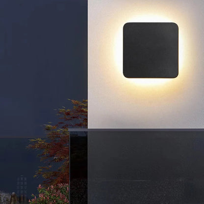 Aves LED Backlit Outdoor Wall Light Square | Celestre