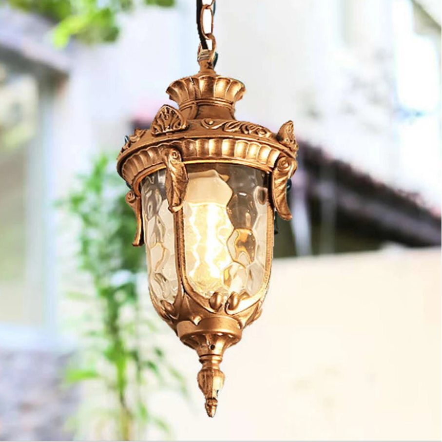 Nevu Lantern Acorn Outdoor Pendant Light Bronze Small | Celestre